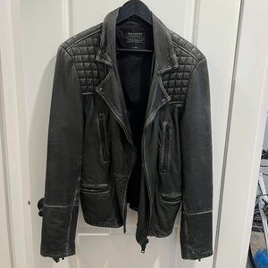 Men's Leather Biker Jacket - All Saints